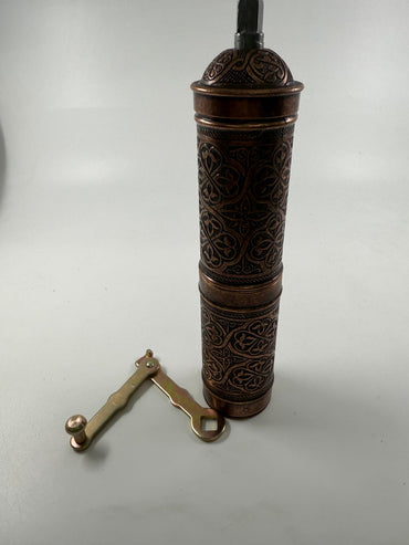 🌿 Antique Coffee Grinder - Handcrafted, Vintage Kitchen Decor