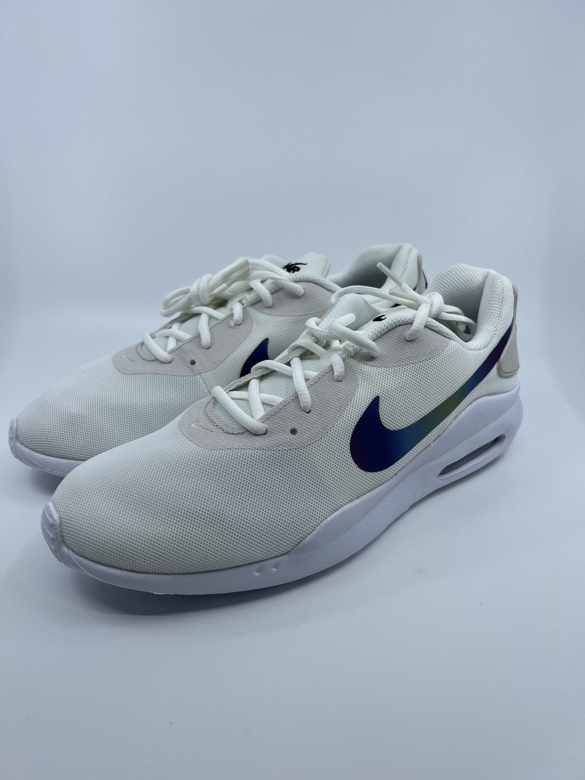 ♻️✅Nike Air Max Oketo White Black Men's Running Shoe Sneaker AQ2235 100 Sz 10