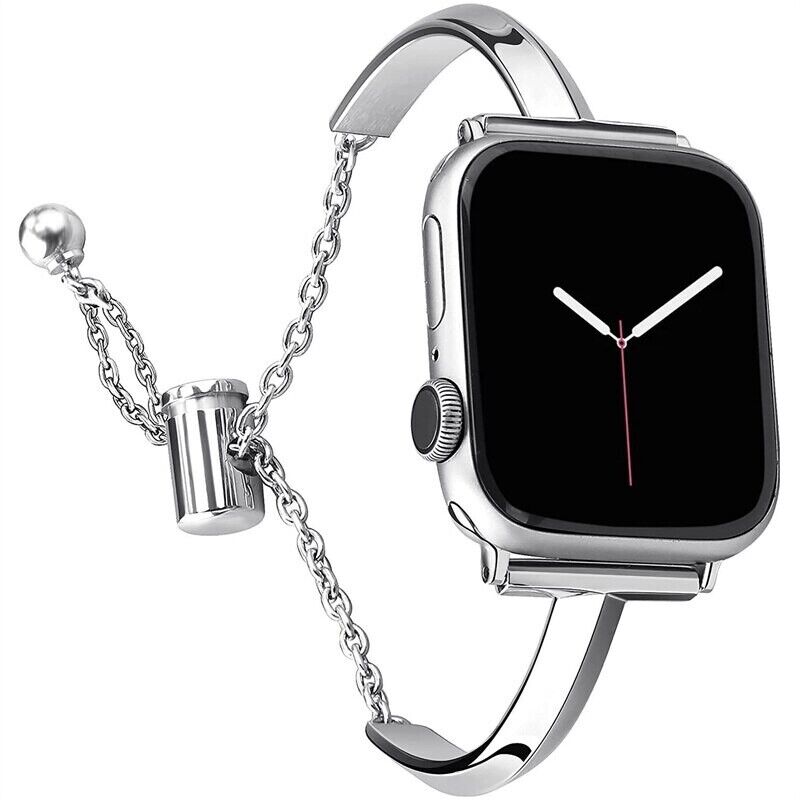 STAINLESS STEEL APPLE WATCH BAND 10/9/8/7/6/5/4/SE ULTRA 1/2 MULTICOLOR LUXURY