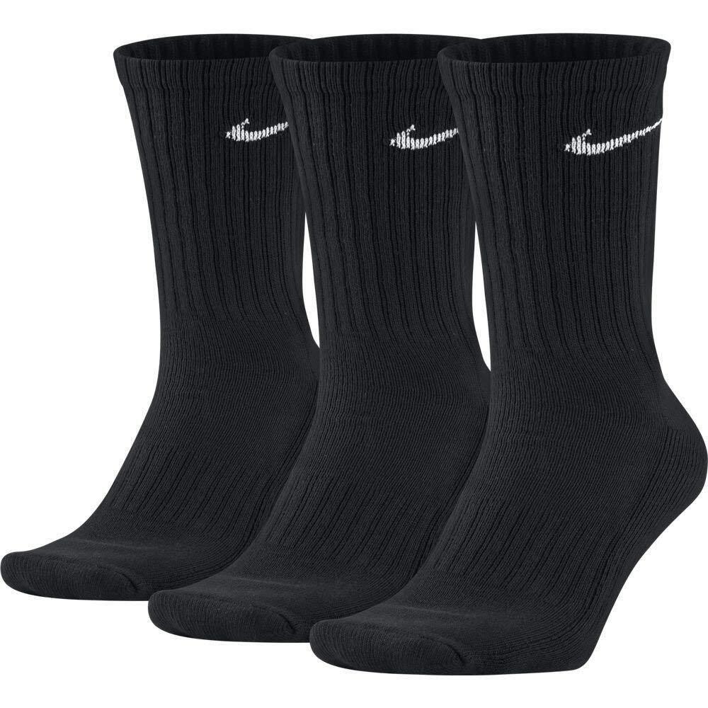 ♻️✅Nike Value Cotton Socks 3Pack SX4508 Large Black
