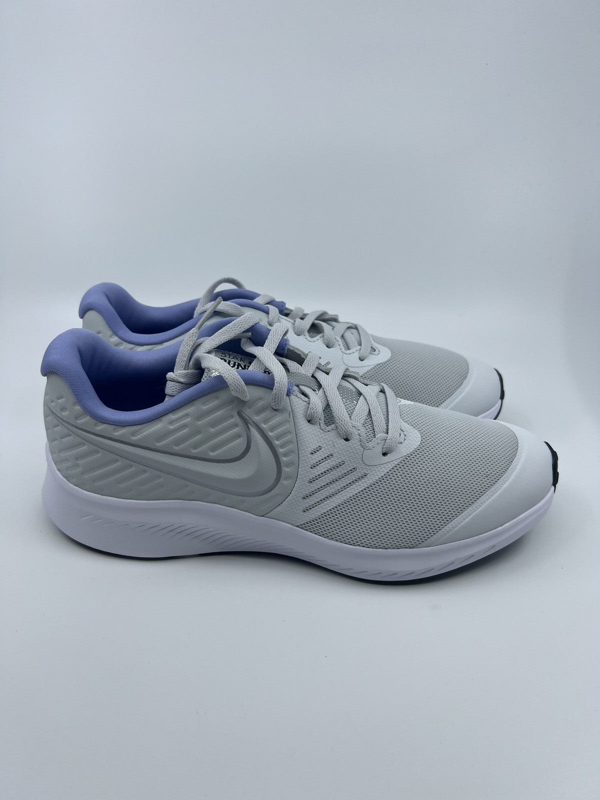 ♻️✅Nike Star Runner 2.0 Women's US6.5 Gray/White/Purple AQ3542-007