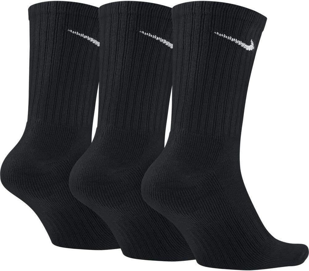 ♻️✅Nike Value Cotton Socks 3Pack SX4508 Large Black