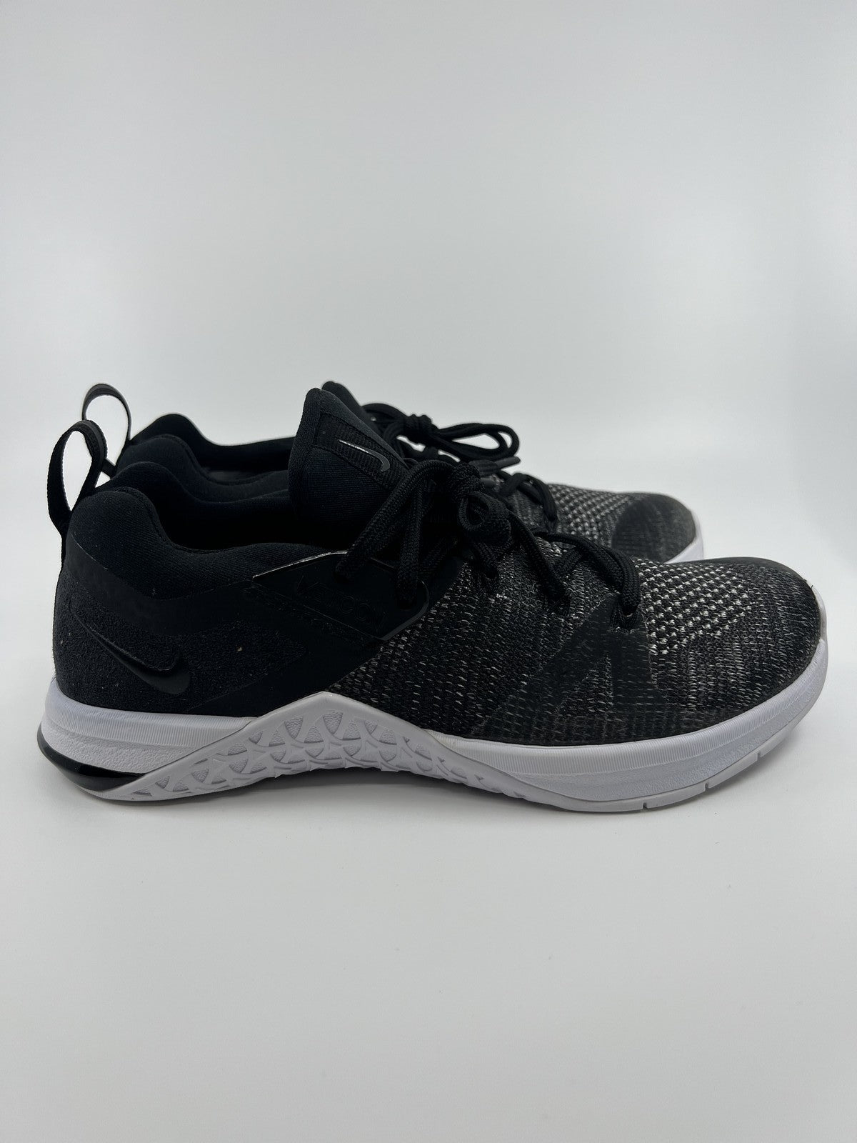 ♻️✅Nike Metcon 3 Flyknit Black Women's US6.5 Brand New Recycled Box