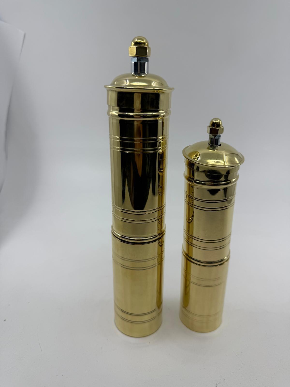 Traditional turkish coffee grinder brass SET OF 2
