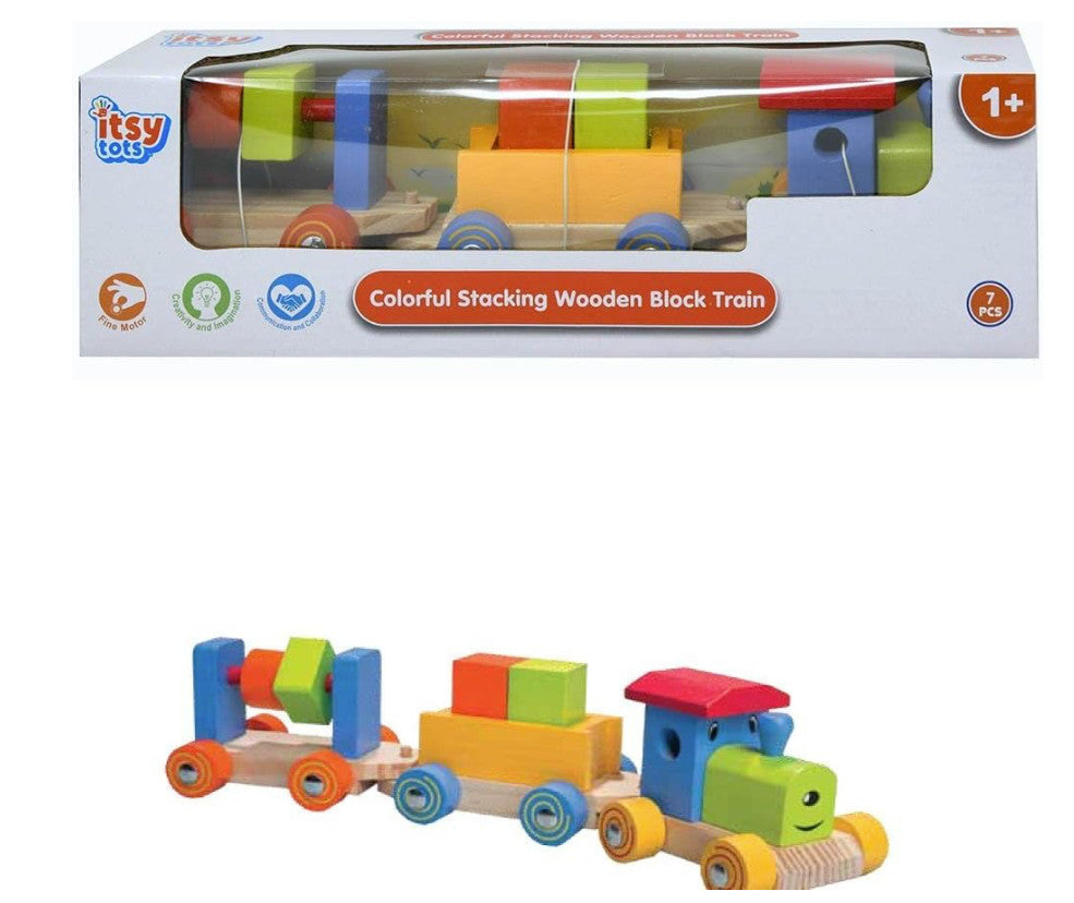Itsy Tots Stacking Wooden Train