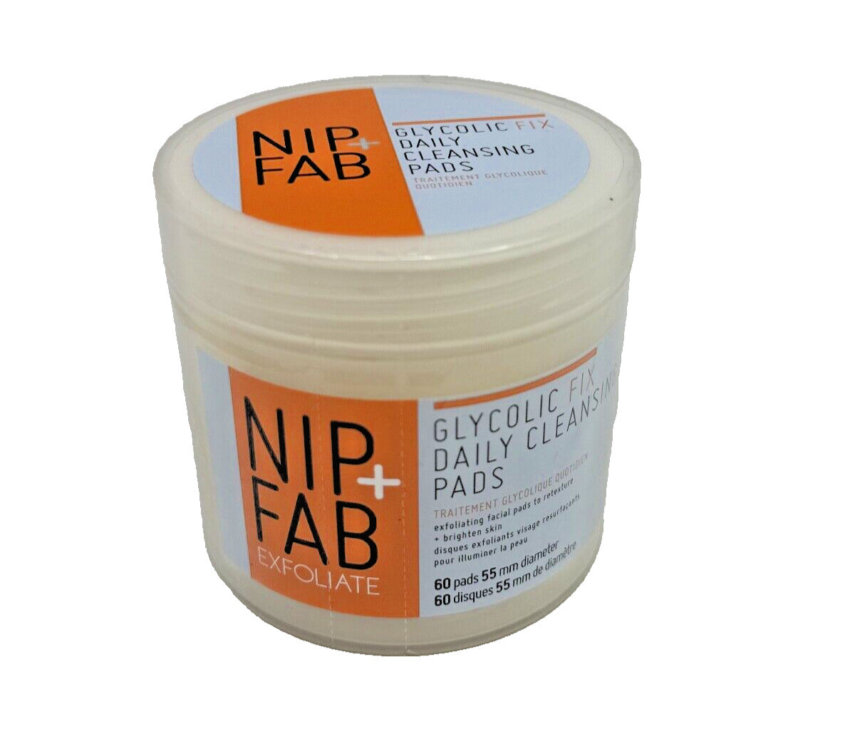 Nip + Fab Glycolic Acid Fix Daily Cleansing Pads For Face With Hyaluronic Acid