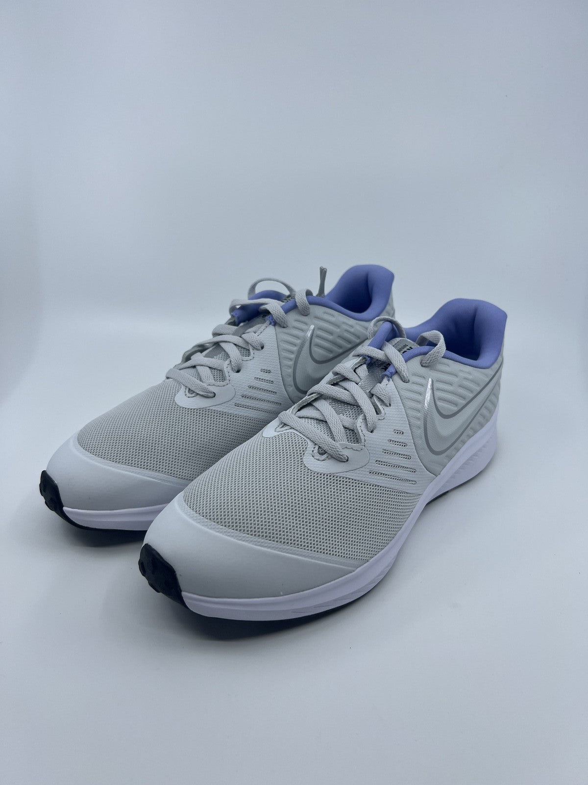 ♻️✅Nike Star Runner 2.0 Women's US6.5 Gray/White/Purple AQ3542-007