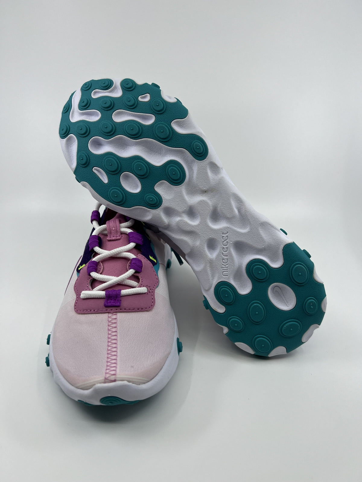 Nike BQ2728 REACT ELEMENT 55 - MAGIC FLAMINGO Women Running Shoe US7.5