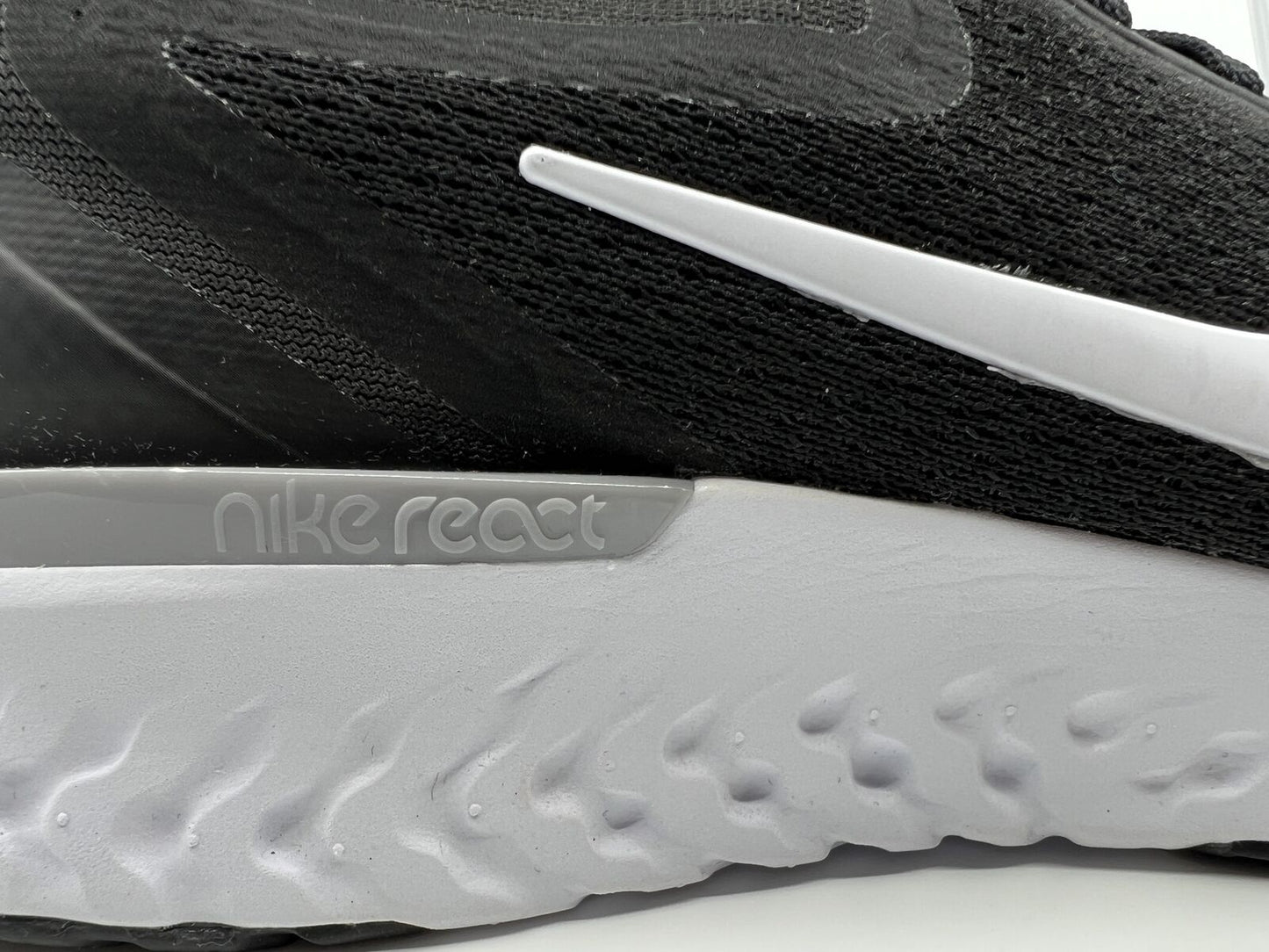 ♻️✅Nike Odyssey React Men’s Running Shoes Black Size 8.5 AO9819-103
