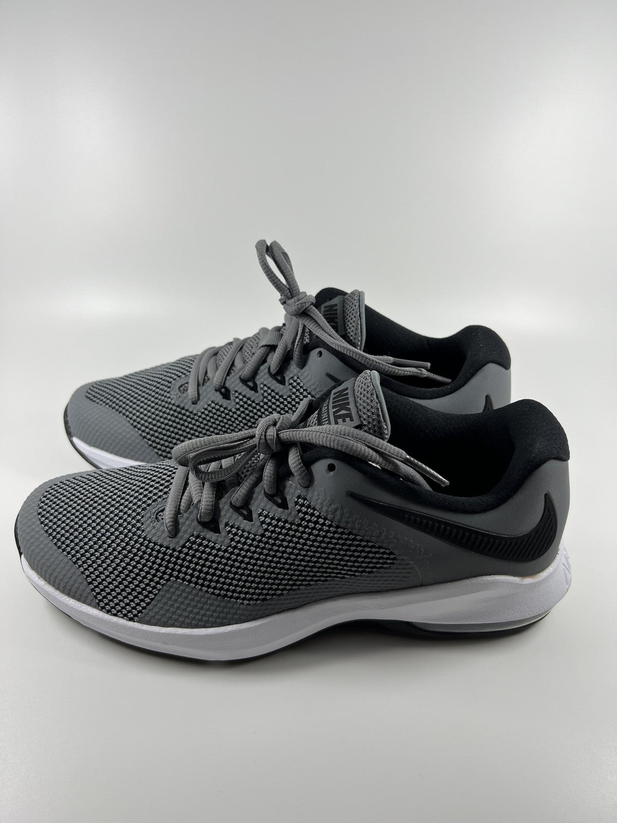 ♻️✅NIKE AIR MAX ALPHA TRINER Men US8 GREY/WHITE -Brand New Ship Recycled Box ♻️