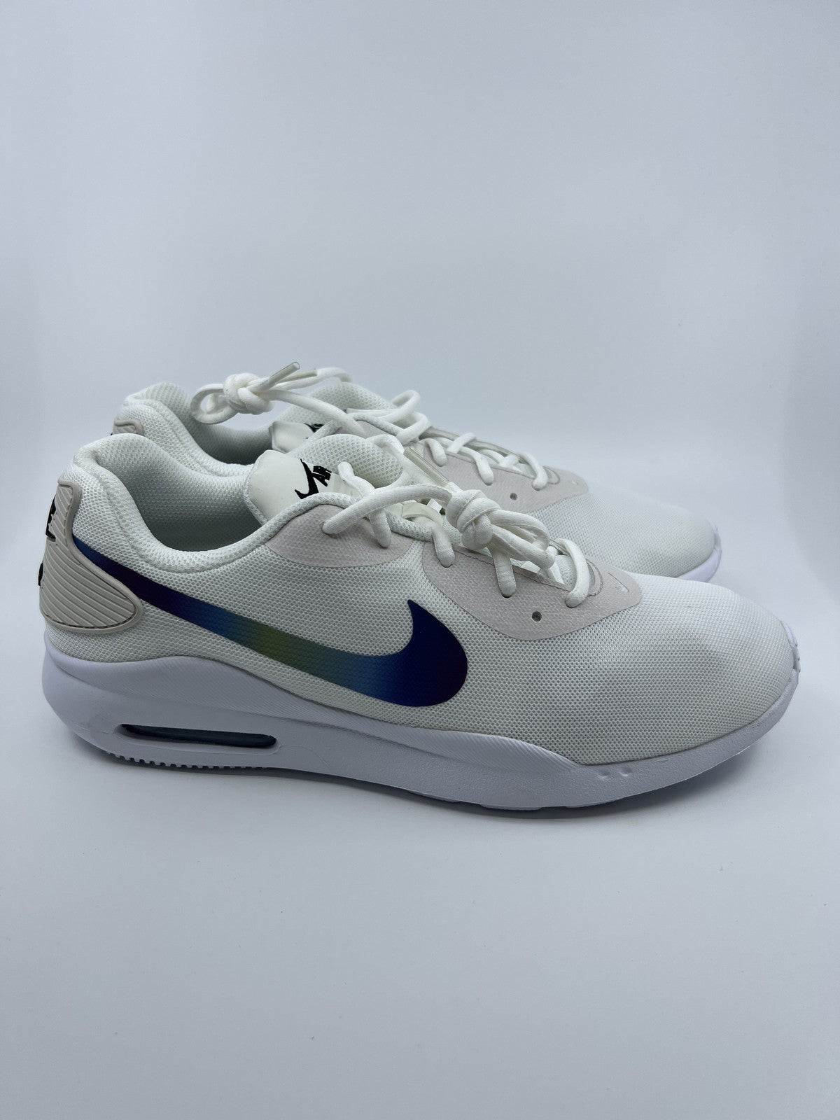 ♻️✅Nike Air Max Oketo White Black Men's Running Shoe Sneaker AQ2235 100 Sz 10