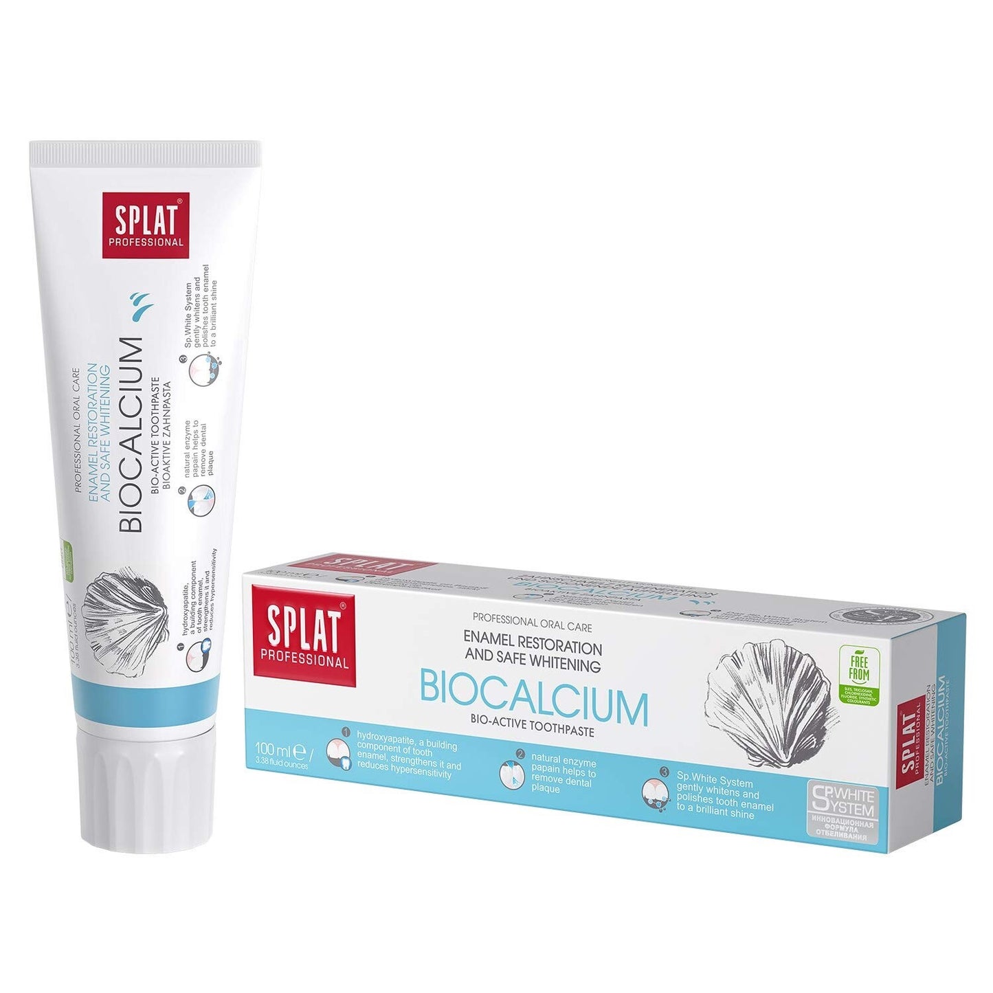 Splat Professional Series Multiple Action Toothpaste With Bioactive(2 Pack)