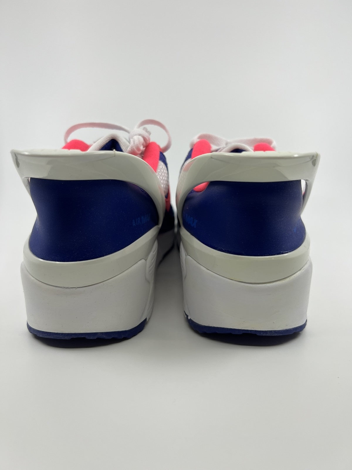 Nike Air Max 90 Flyease Shoes CU0814 101 Hyper Pink Deep Royal Blue US 9,5