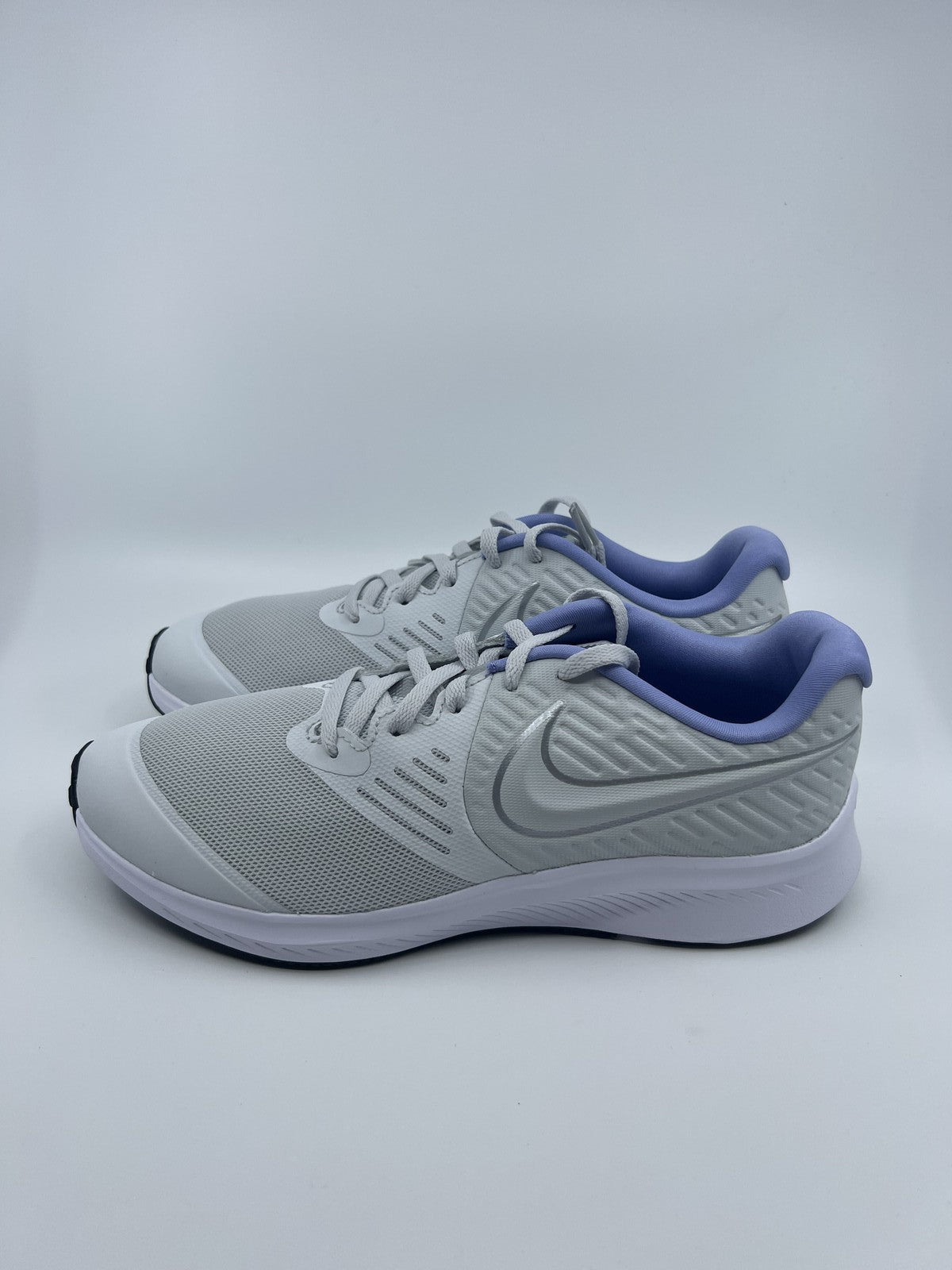 ♻️✅Nike Star Runner 2.0 Women's US6.5 Gray/White/Purple AQ3542-007