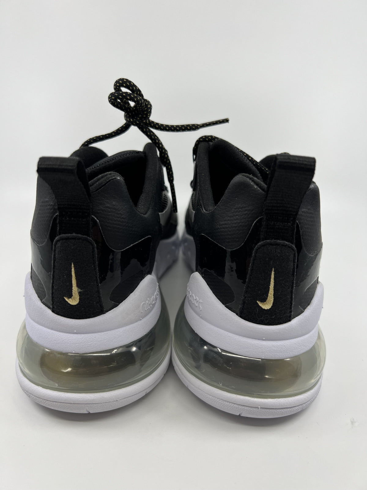 Nike AIR MAX 270 REACT - BLACK SILVER Women's Running US8