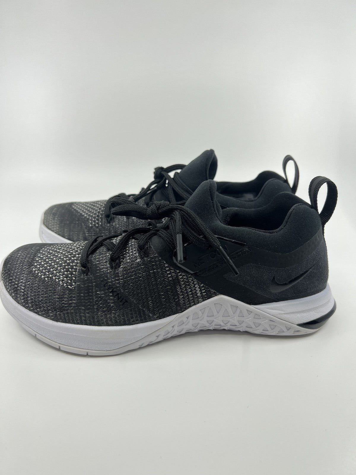 ♻️✅Nike Metcon 3 Flyknit Black Women's US6.5 Brand New Recycled Box