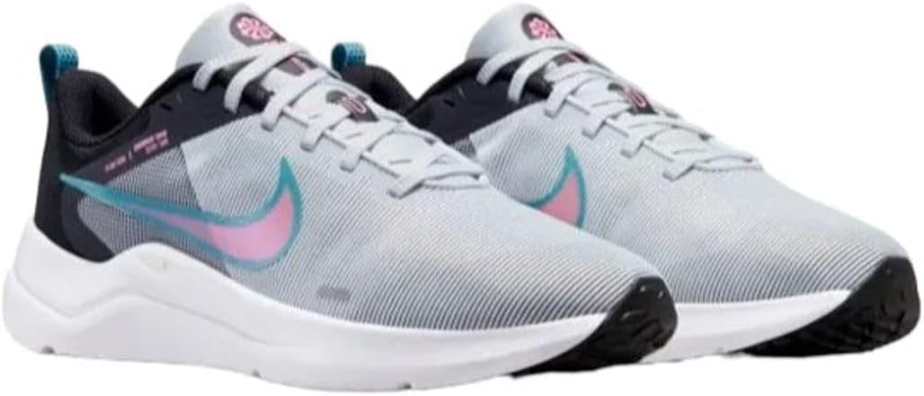 Nike women's Downshifter 12 Running 7.5 Photon Dust Pink Magic Smoke Grey