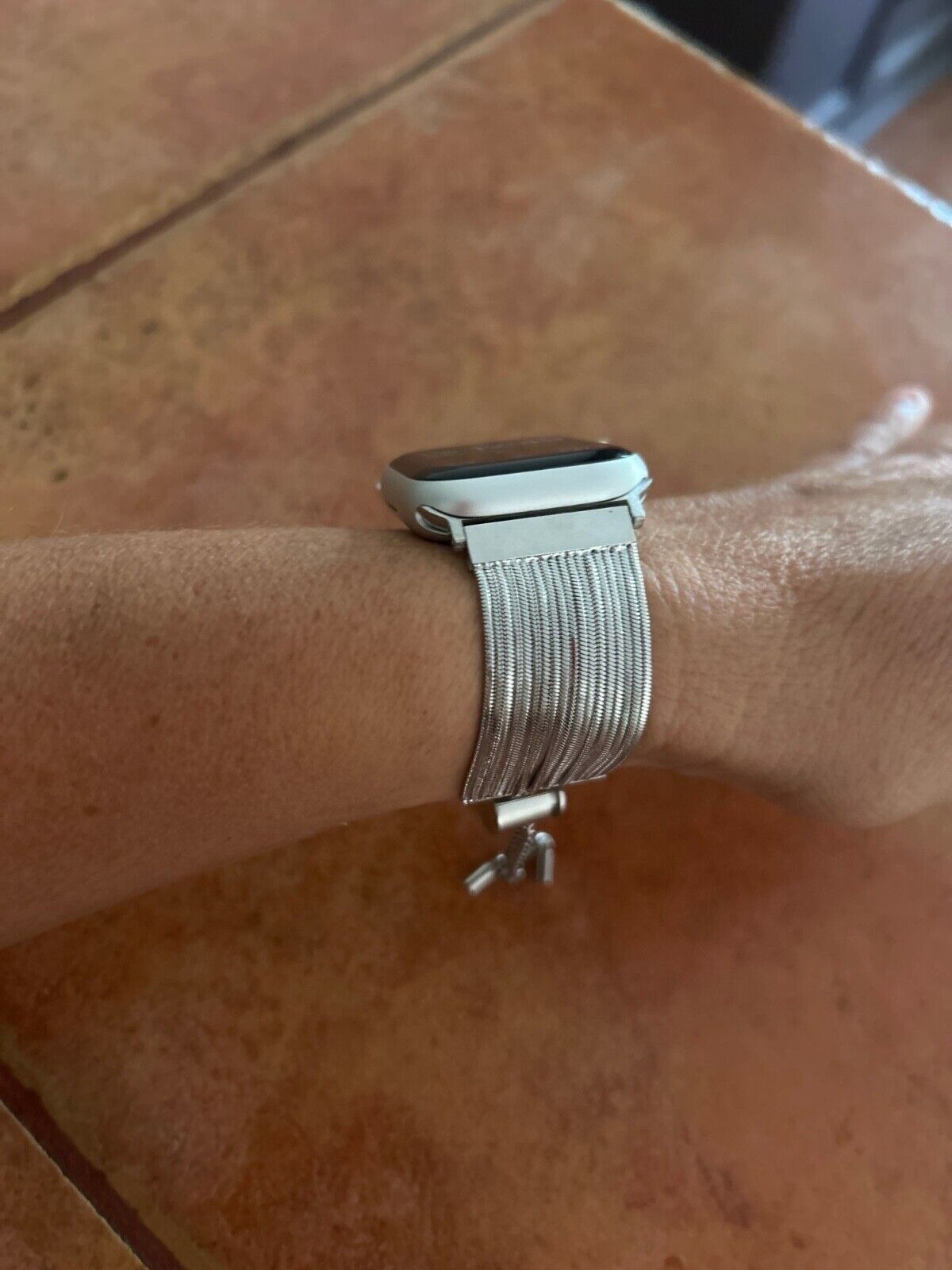 STAINLESS STEEL APPLE WATCH BAND 10/9/8/7/6/5/4/SE ULTRA 1/2 MULTICOLOR LUXURY
