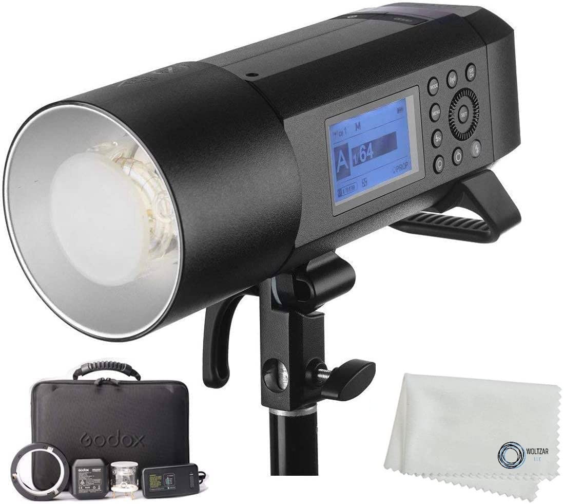 Godox AD400 Pro Outdoor Flash Strobe Light 30W LED Modeling Lamp,Recycle Time