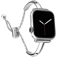 STAINLESS STEEL APPLE WATCH BAND 10/9/8/7/6/5/4/SE ULTRA 1/2 MULTICOLOR LUXURY