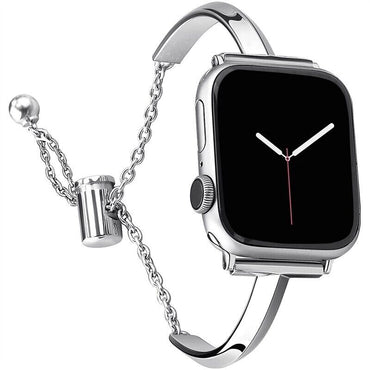 STAINLESS STEEL APPLE WATCH BAND 10/9/8/7/6/5/4/SE ULTRA 1/2 MULTICOLOR LUXURY