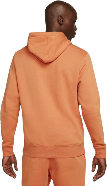♻️✅Nike 826433-010 Men Black Pull-Over Hoodie Small Orange