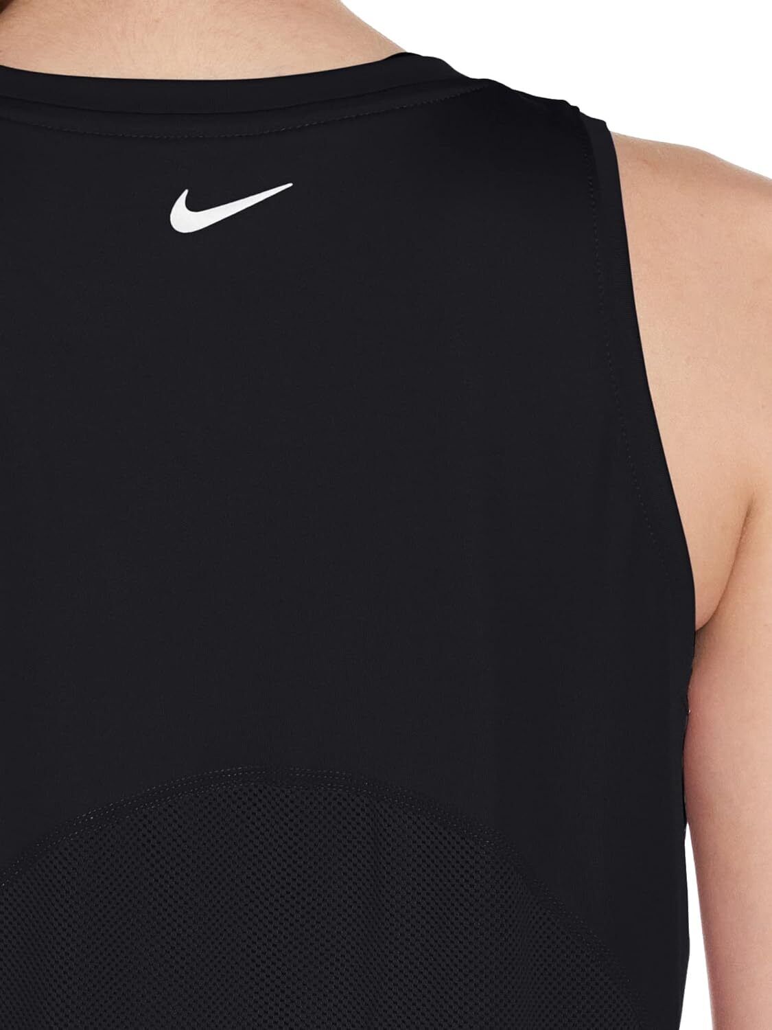 Nike Women's Miler Running Tank Black/Reflective Silver Medium