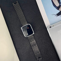 STAINLESS STEEL APPLE WATCH BAND 10/9/8/7/6/5/4/SE ULTRA 1/2 MULTICOLOR LUXURY