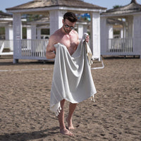 BERGAMA BeachTowel | 100% Cotton, Prewashed, 38 x 71 Inches Quick Dry, Sand Free