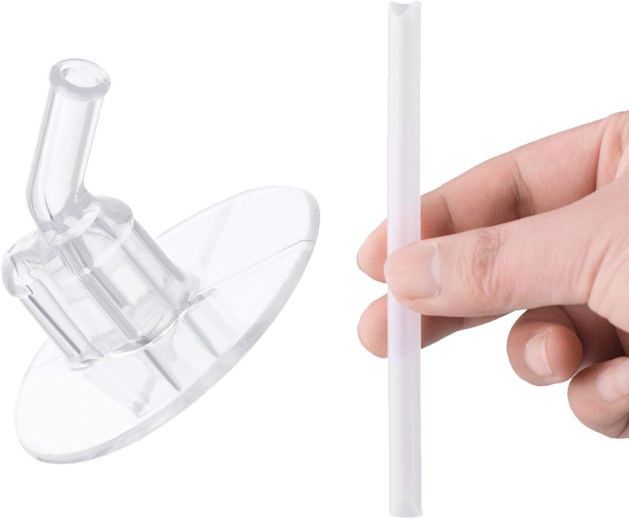 Thermos Replacement Straws for 12 Ounce Funtainer Bottle, Clear,2 Count(2 PACK)