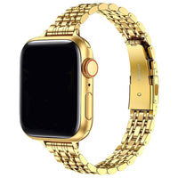 STAINLESS STEEL APPLE WATCH BAND 10/9/8/7/6/5/4/SE ULTRA 1/2 MULTICOLOR LUXURY