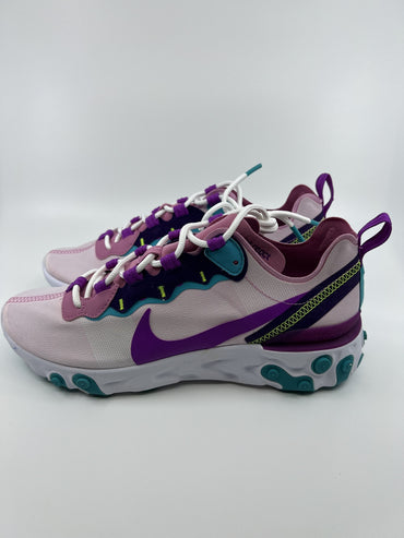 Nike BQ2728 REACT ELEMENT 55 - MAGIC FLAMINGO Women Running Shoe US7.5