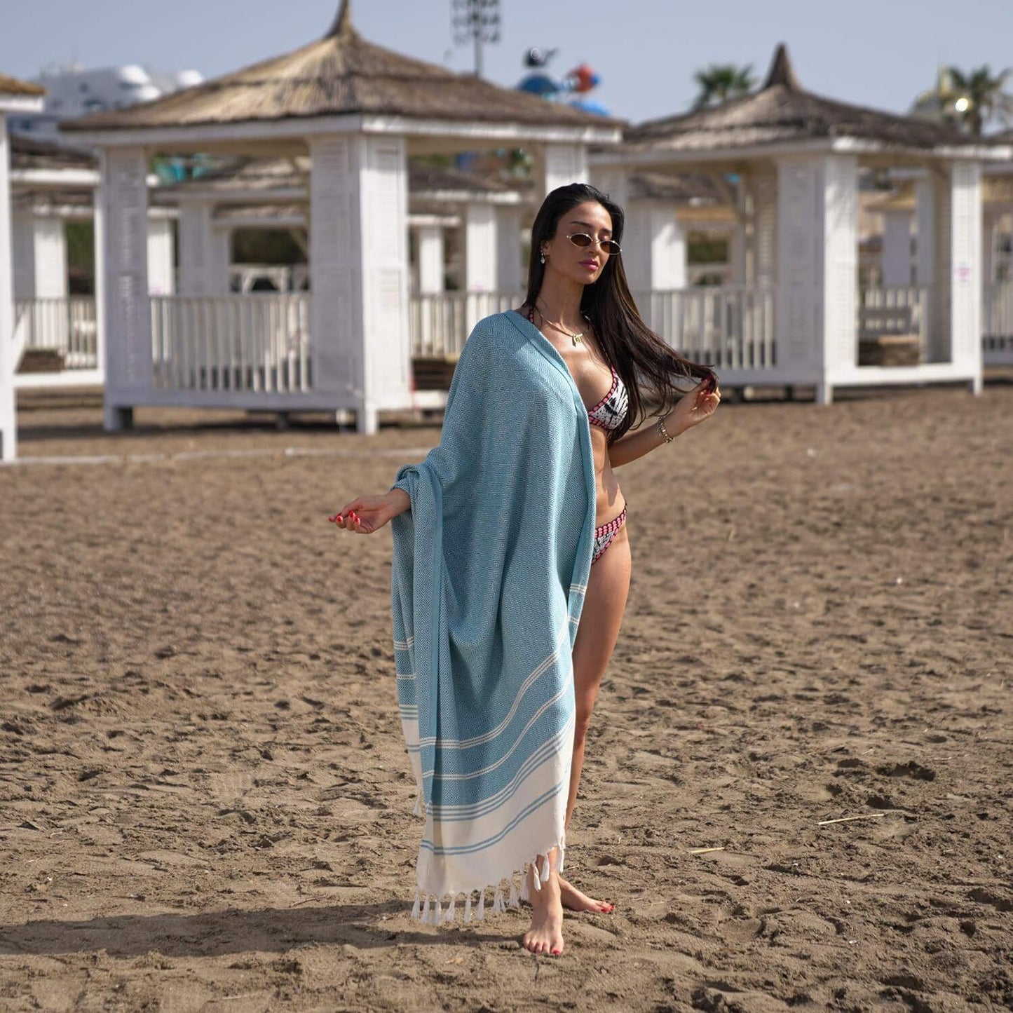 Bergama Turkish Cotton BeachTowel