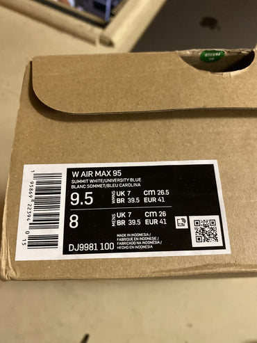 Nike Women's and Man's Gymnastics Shoes Sneaker, Summit White Blue, 8 US- 9.5 US