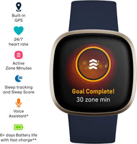 ♻️✅Fitbit Versa 3 Health & Fitness Smartwatch - Openbox -