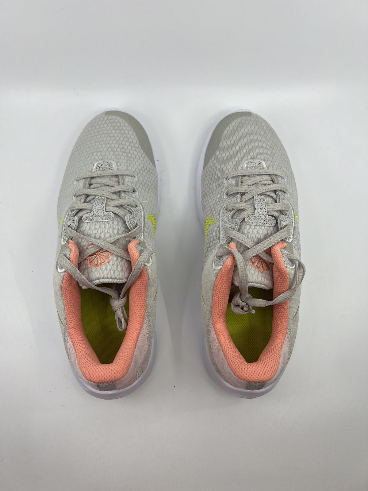 Nike Flex Experience Run 11 Women's Road Running Shoes 9 Light Bone Atomic Green