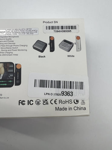 Comica Vimo S MI Wireless Microphone for iPhone MFI Certified,Noise Cancellation