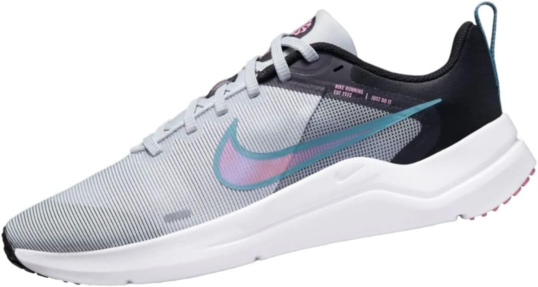 Nike women's Downshifter 12 Running 7.5 Photon Dust Pink Magic Smoke Grey