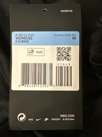 Nike Women's Miler Short Sleeve Running Top Medium Black