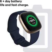 ♻️✅Fitbit Versa 3 Health & Fitness Smartwatch - Openbox -