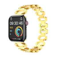 STAINLESS STEEL APPLE WATCH BAND 10/9/8/7/6/5/4/SE ULTRA 1/2 MULTICOLOR LUXURY