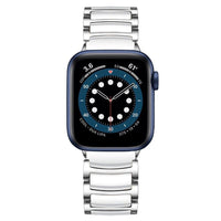 STAINLESS STEEL APPLE WATCH BAND 10/9/8/7/6/5/4/SE ULTRA 1/2 MULTICOLOR LUXURY