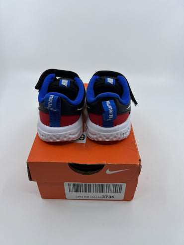 ♻️✅Nike Kids Toddler Revolution 5 Sneakers Black Blue BQ5673 020 Shoes Size4C