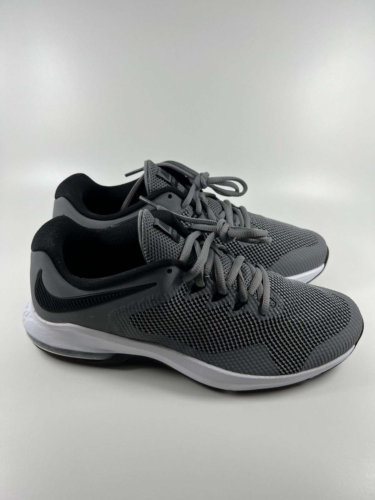 ♻️✅NIKE AIR MAX ALPHA TRINER Men US8 GREY/WHITE -Brand New Ship Recycled Box ♻️
