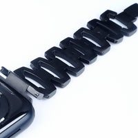STAINLESS STEEL APPLE WATCH BAND 10/9/8/7/6/5/4/SE ULTRA 1/2 MULTICOLOR LUXURY