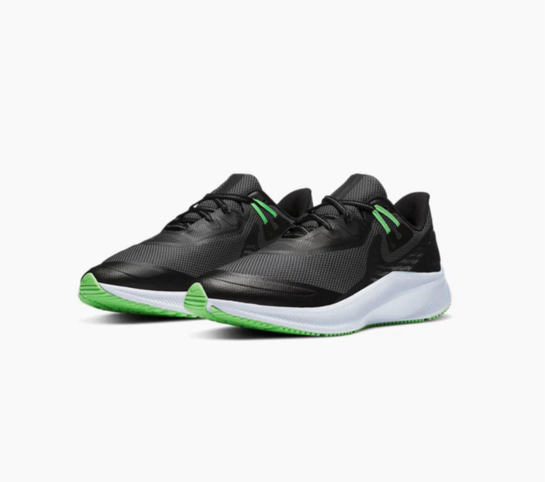Nike Quest 3 Shield 'Black Poison Green' CQ8894-010