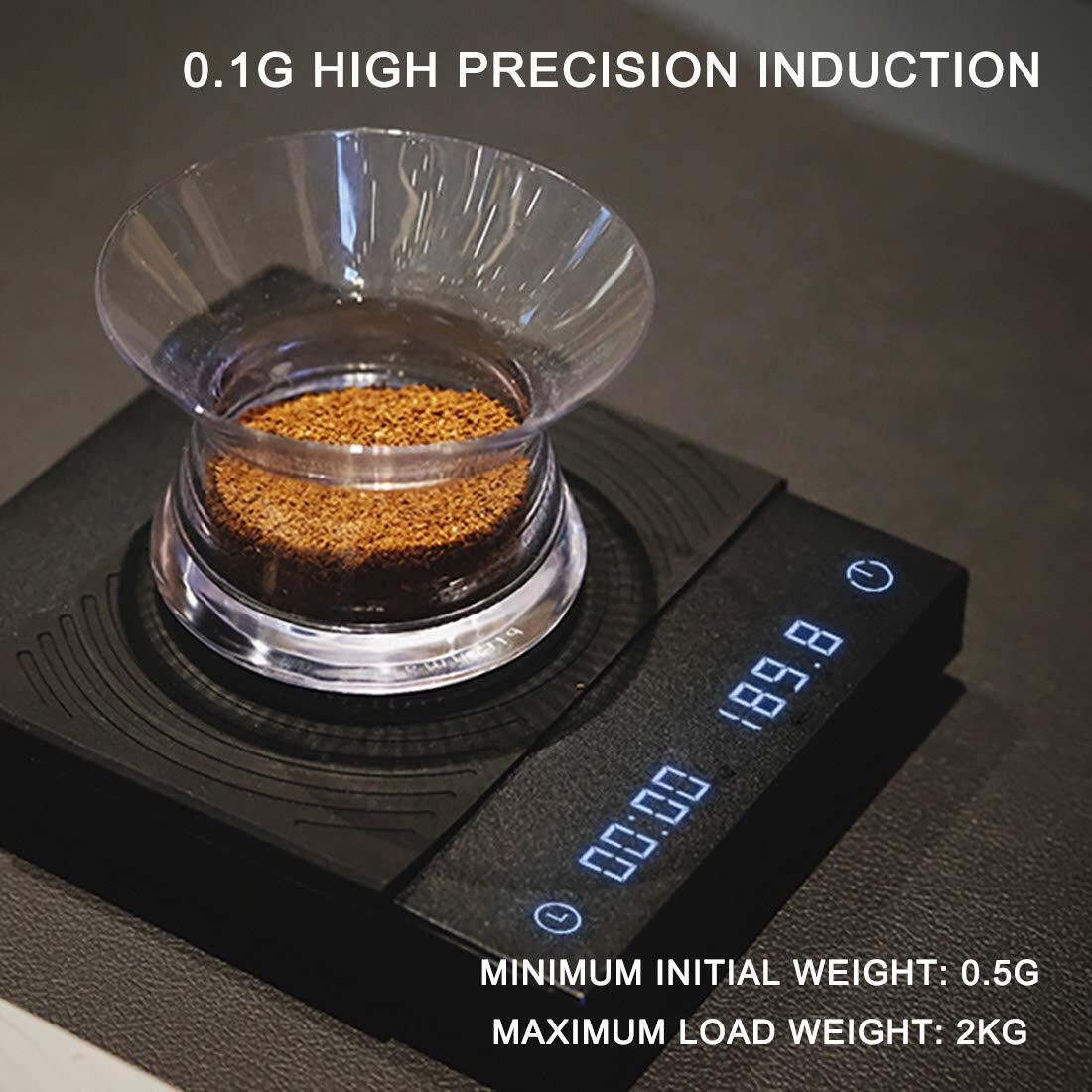 TIMEMORE Coffee, Espresso,Weigh Digital Coffee with Timer,2000 Grams Black
