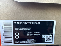 Nike Crater Impact ‘Summit White Black’ CW2386-103 Women’s Size