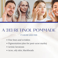 A313 Retinol Pommade Anti Aging Night Cream and the pore cleansing skin cream