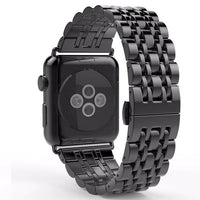 STAINLESS STEEL APPLE WATCH BAND 10/9/8/7/6/5/4/SE ULTRA 1/2 MULTICOLOR LUXURY